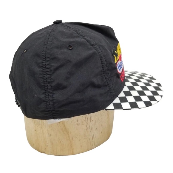 Hostess Wonder Vtg 1995 Indy 500 Racing Cap Black Checkered Bill Snapback - Picture 3 of 8